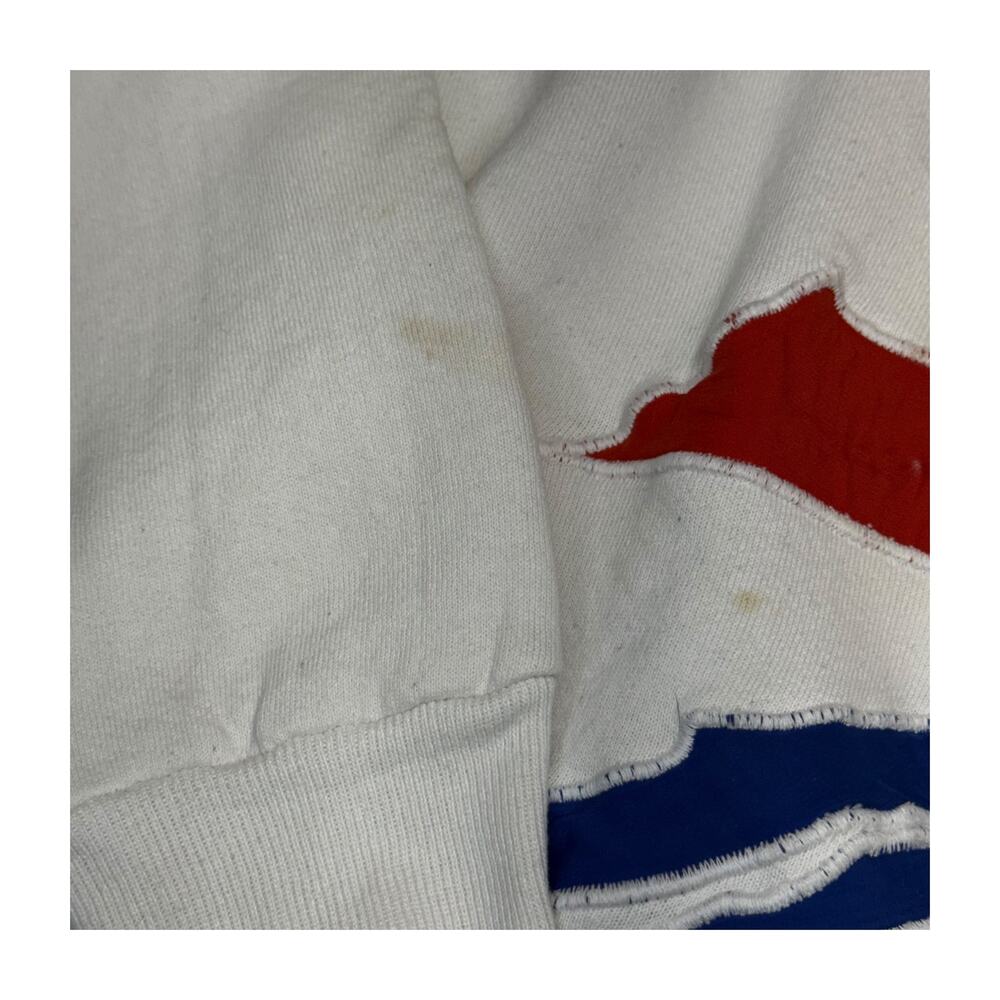 Vintage 90s Buffalo Bills Crewneck Sweatshirt XL Riders Made in USA - Picture 4 of 10